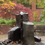 Fountain in Chemeketa Peace Garden