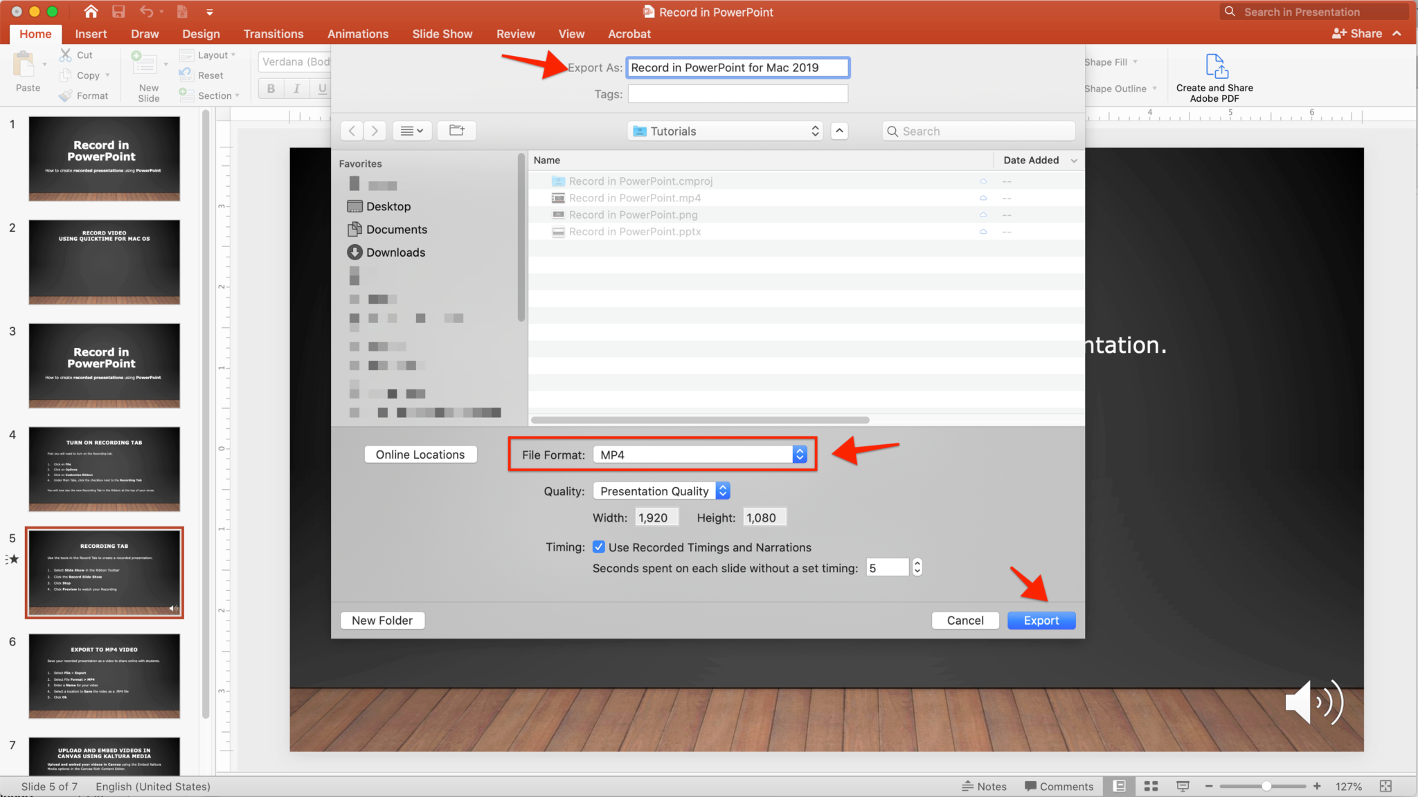 export powerpoint to video mac export powerpoint to video mac