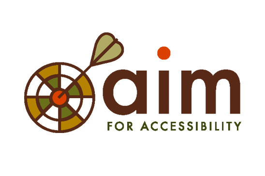 Aim for Accessibility logo